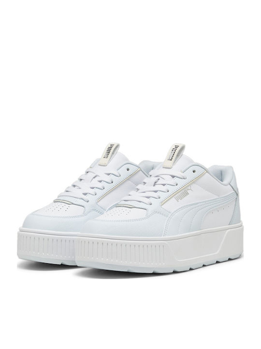 PUMA Karmen Rebelle Flatforms Sneakers Λευκά