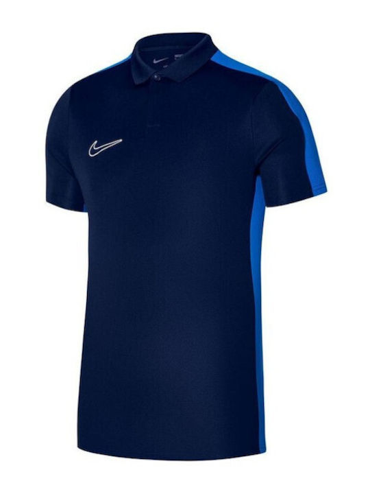 Nike Ανδρική Αθλητική Μπλούζα Κοντομάνικη Dri-Fit Polo Navy Μπλε