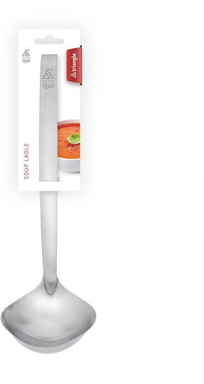 Triangle Deep Soup Spoon Stainless Steel Silver