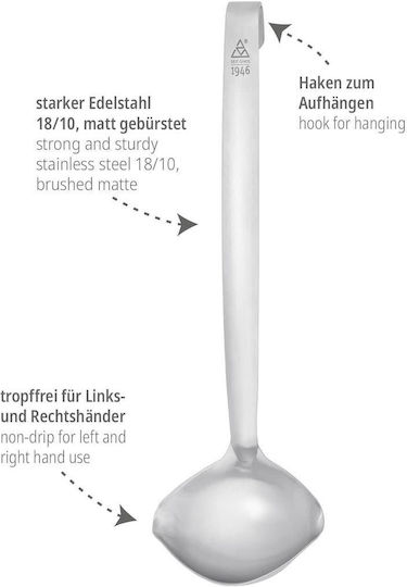 Triangle Deep Sauce Spoon Stainless Steel