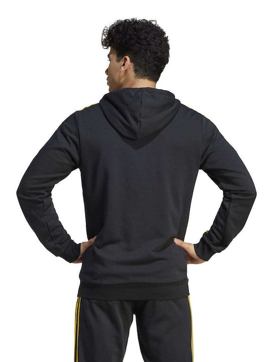 Adidas Men's Cardigan with Hood & Pockets Black