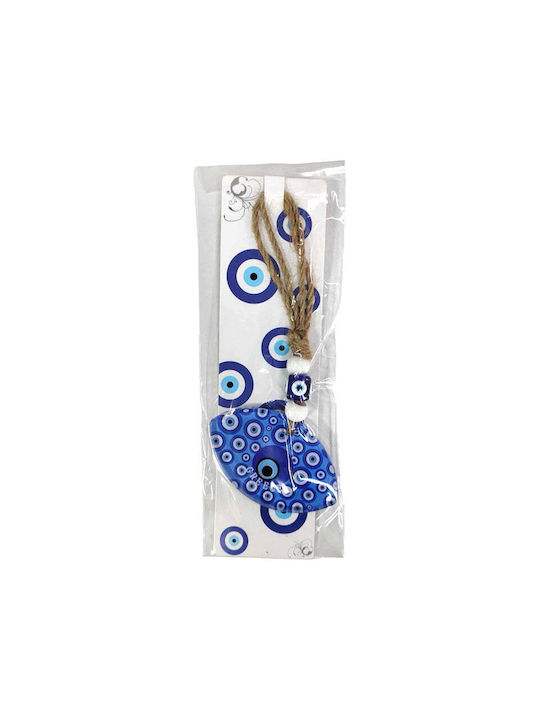 Hanging Lucky Charm Burner Blue made of Glass 1pcs