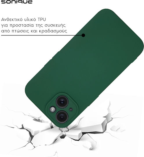 Sonique Umschlag Rückseite Silikon Grün (Xiaomi Redmi Note 13 Pro 5G / Poco X6 5G)