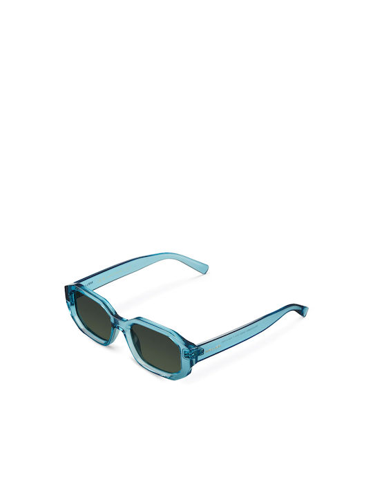 Meller Men's Sunglasses with Green Plastic Frame and Green Polarized Lens KSA-OCEANOLI
