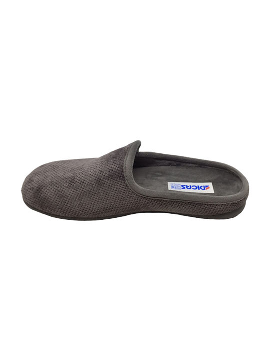 Dicas Men's Slipper Gray