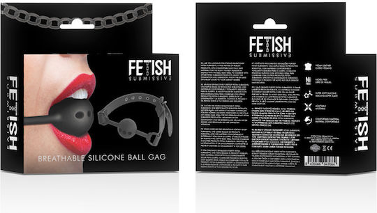 Fetish Submissive Breathable Knebel in Schwarz Farbe
