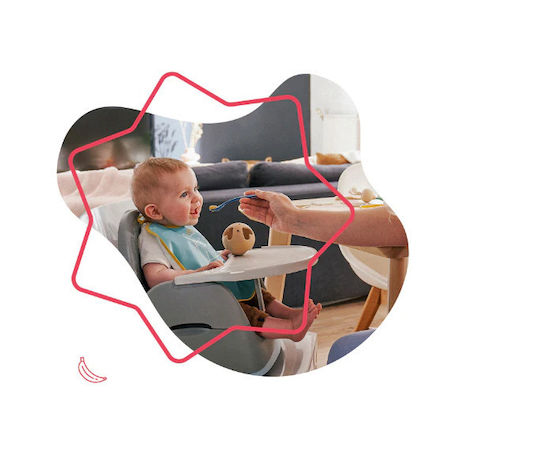 Badabulle Baby Set mit Löffeln aus Kunststoff Mehrfarbig 5Stück