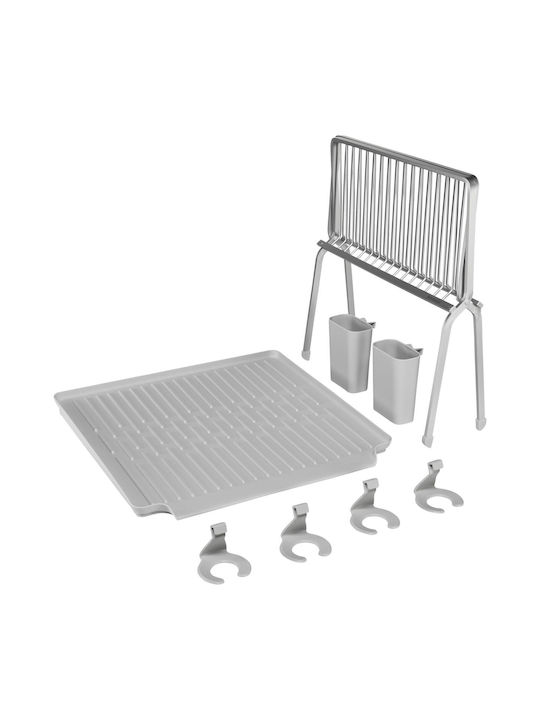Brabantia Στραγγιστήρι Νεροχύτη Μεταλλικό Γκρι 51x33x42cm