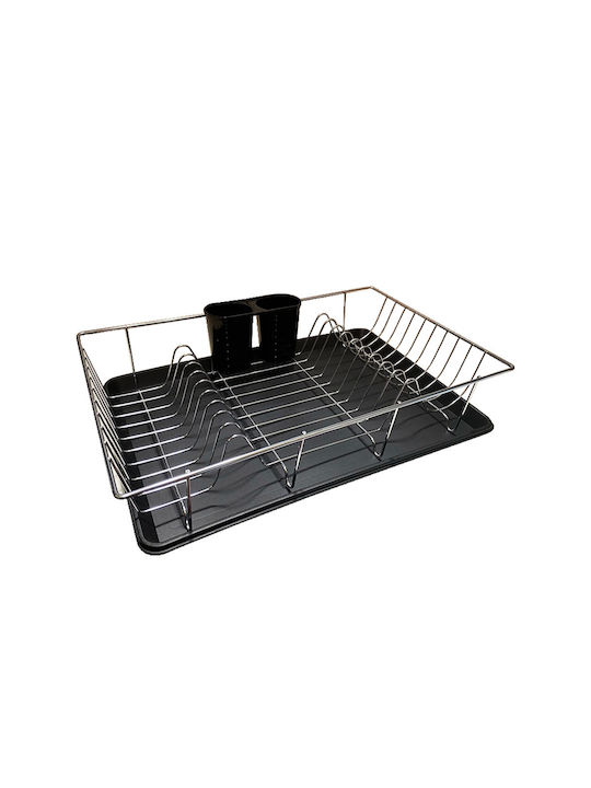 Violet Design Kitchen Sink Organizer from Plastic in Black Color