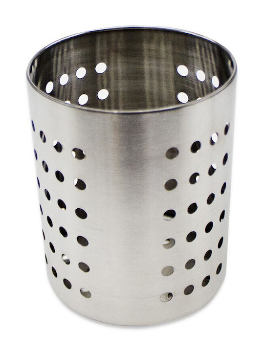 Sidirela Metallic Silver Cutlery Drainer 10x10x13cm