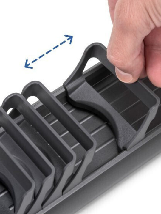 Emuca Cabinet Dish Rack in Gray Color 47x9cm