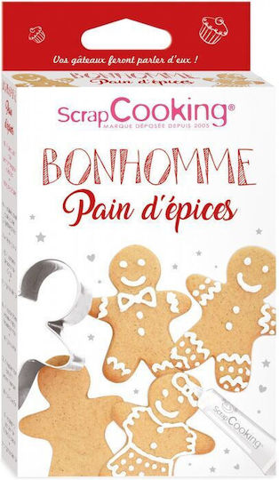 Scrap Cooking Gingerbread Man Κουπ Πατ Ανοξείδωτα 4τμχ