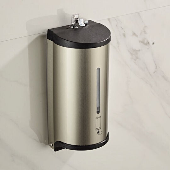 Inter Ceramic Επαγγελματική Σαπουνοθήκη Κρεμοσάπουνου 800ml Λευκή