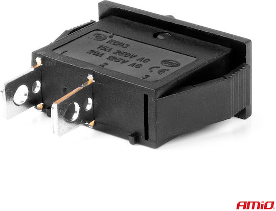 AMiO Ein/Aus-Schalter Auto 12V Universal Schwarz
