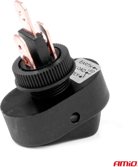 AMiO Car On/Off Switch 12V-24V Universal Red