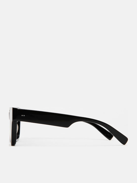 Kaleos Unisex Sonnenbrille mit Schwarz Kunststoff Gestell und Grün Linse Groves 1