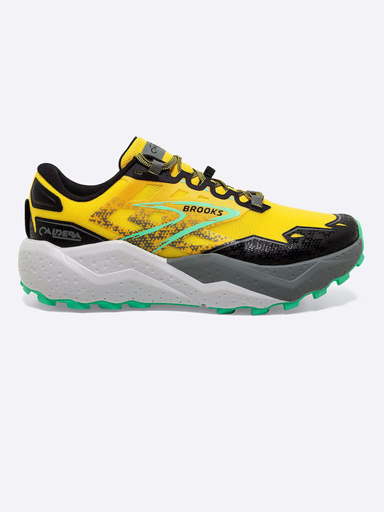 Brooks Caldera 7 Sportschuhe Pfad Lemon Chrome / Black / Sedona Sage Yellow