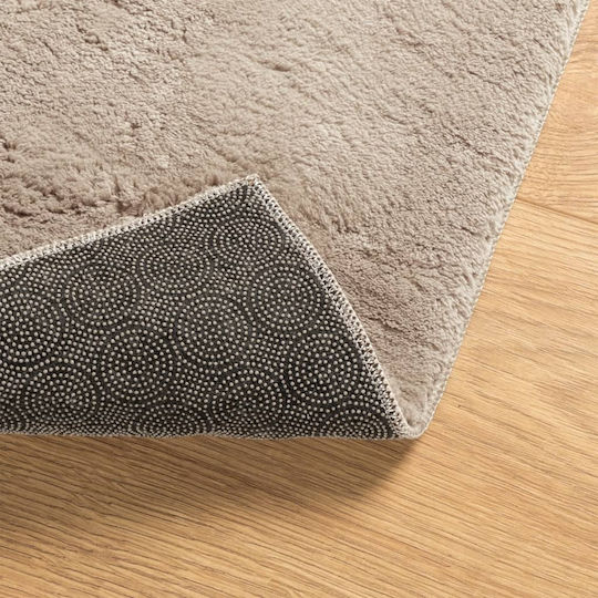 vidaXL Huarte Rutschfest Teppich Rechteckig Synthetisch,Polyester/Cotton/Leather Soft/ Flourishing
