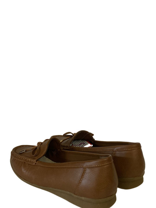 Blondie Women's Moccasins in Brown Color