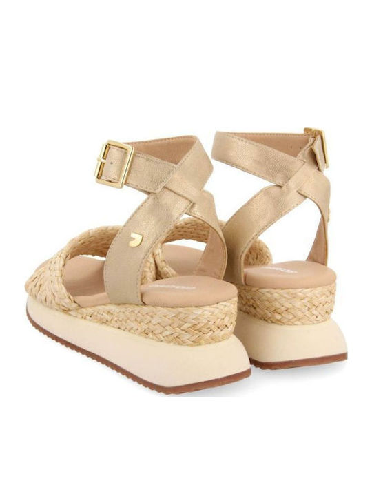 Women's Platform Shoes Gold