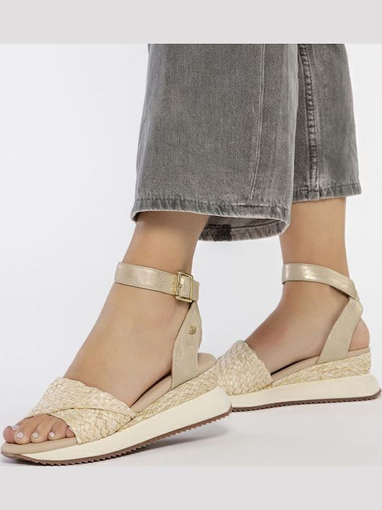 Women's Platform Shoes Gold