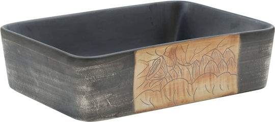 vidaXL Επικαθήμενος Νιπτήρας Κεραμικός 46x35.5x13cm