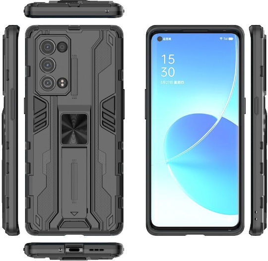 Erbord Back Cover Μεταλλικό Μαύρο (Oppo Reno6 Pro)