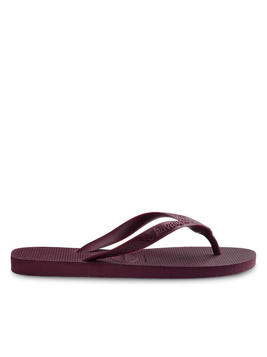 Men's Flip Flops Burgundy