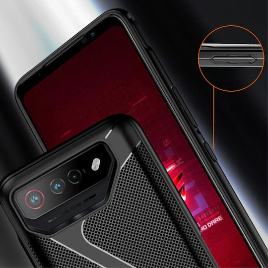 Asus Back Cover Πλαστικό / Σιλικόνης Μαύρο (Realme 7 5G)