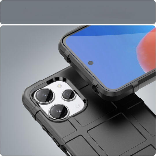 Shield Back Cover Σιλικόνης Μαύρο (Redmi 12 4G / Redmi 12 5G)
