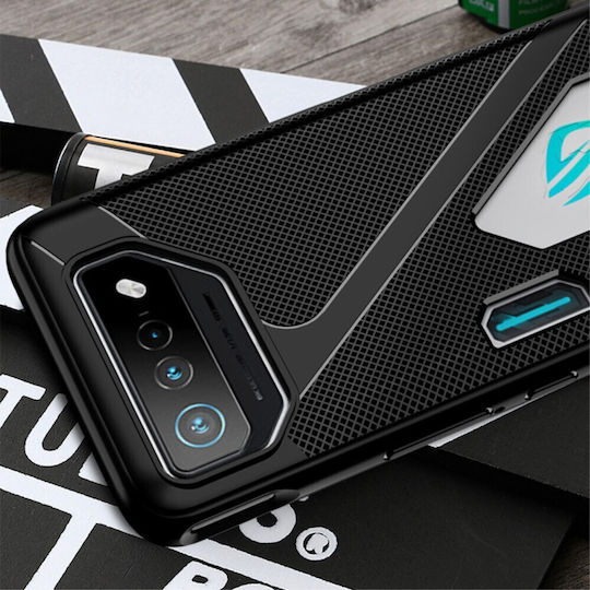 Asus Back Cover Πλαστικό / Σιλικόνης Μαύρο (Realme 7 5G)
