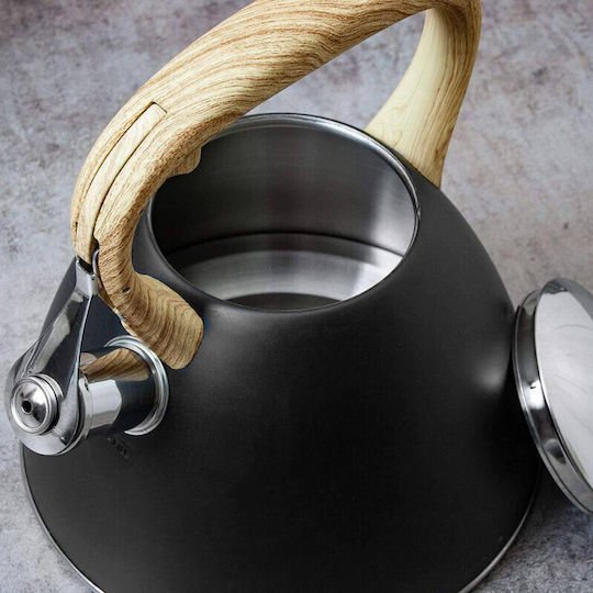 Klausberg Teapot Stainless Steel Black 3000ml