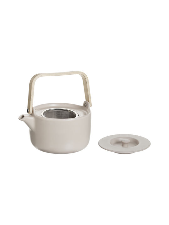 Secret de Gourmet Τσαγιέρα Κεραμική Natural Taupe 800ml