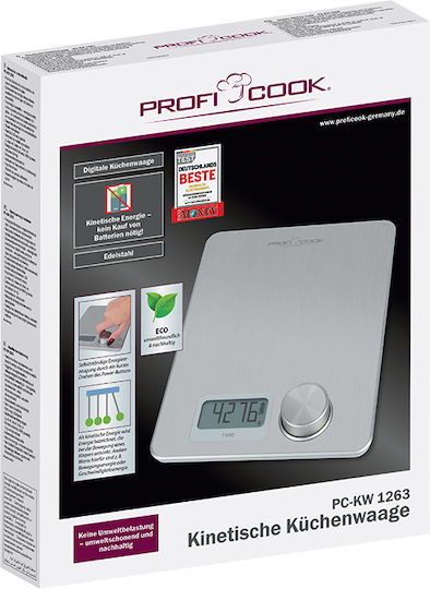 Profi Cook Ψηφιακή Ζυγαριά Κουζίνας έως 5kg Inox