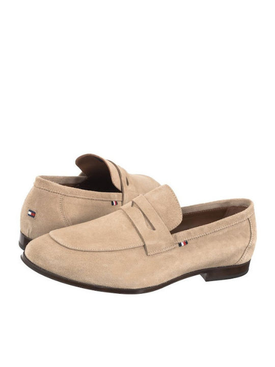 Suede Ανδρικά Loafers σε Μπεζ Χρώμα