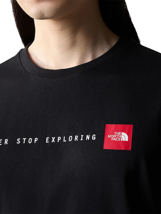 Never Stop Exploring Тениска Black