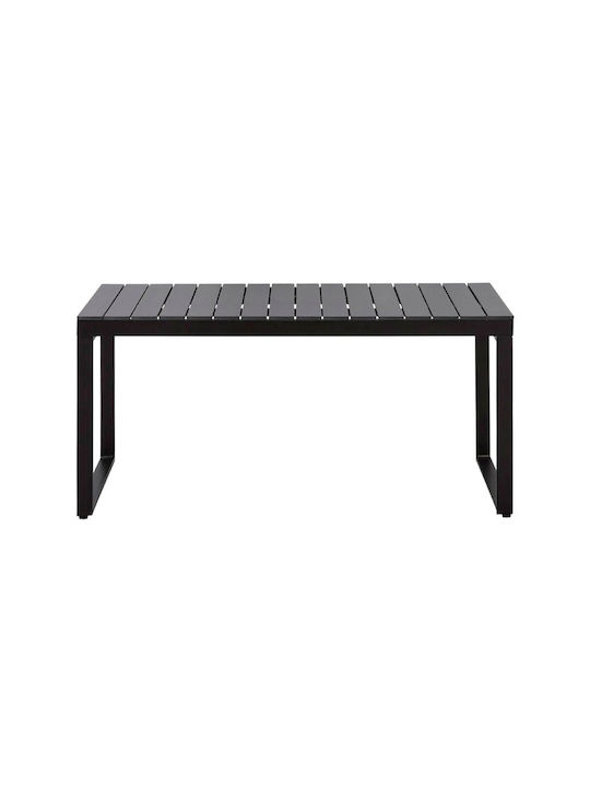 Tisch Stabil Poseidon Black 150x82x75cm