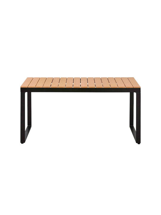 Маса Стабилна Poseidon Black, Karydi 150x82x75бр