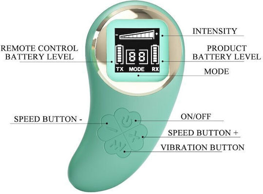 Pretty Love Functions Vibrator Ei mit Fernbedienung Grün