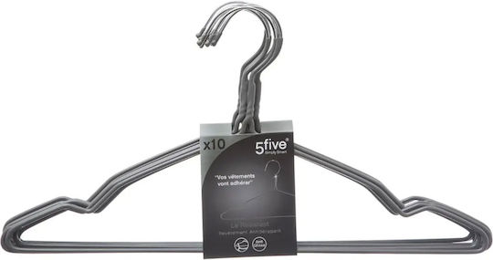 Wardrobe Hanger Foldable for Pants Metallic Gray 151528 10pcs Wardrobe Hanger Foldable for Pants Metallic Gray 151528 10pcs