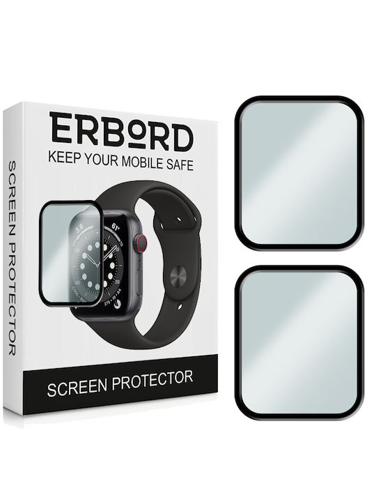 Erbord Vollflächig gehärtetes Glas für das Apple Watch 40mm,Apple Watch 4/5/6/SE 40mm 1Stück