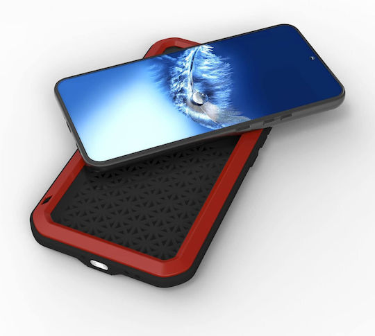 Love Mei Back Cover Μεταλλικό Κόκκινο (Galaxy S23)