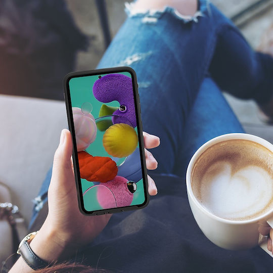 Redpepper Ip68 С пълно покритие (360°) 2мм Водоустойчив Черен (Galaxy A51)