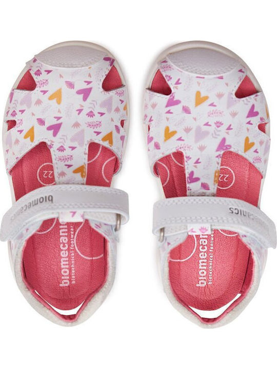 Sandale Tip Pantof Anatomice Albe