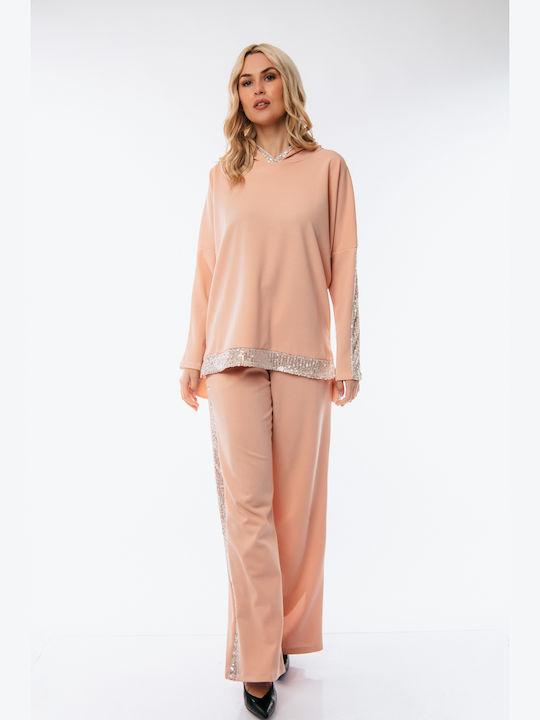 Dress Up Women's Pink Set with Trousers