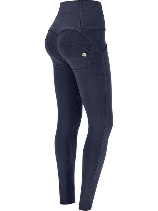 Freddy Γυναικείο Υφασμάτινο Παντελόνι Push-up Skinny Fit Μπλε