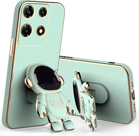 Infinix Umschlag Rückseite Silikon Grün (TCL 30 / 30+ / 30 5G)