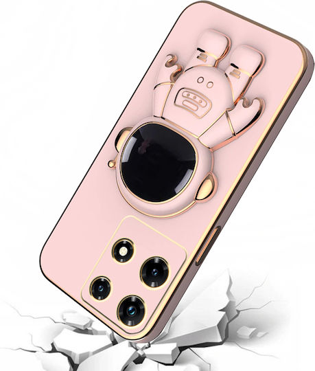Infinix Back Cover Σιλικόνης Ροζ (Infinix Note 30 Pro, Astronaut)