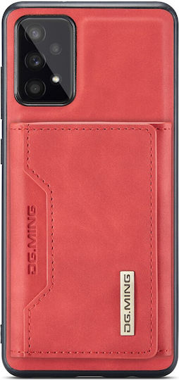 DG.MING Wallet Δερματίνης / Σιλικόνης / Πλαστικό Κόκκινο (Galaxy A53)