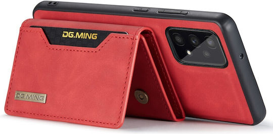 DG.MING Wallet Δερματίνης / Σιλικόνης / Πλαστικό Κόκκινο (Galaxy A53)